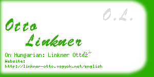 otto linkner business card